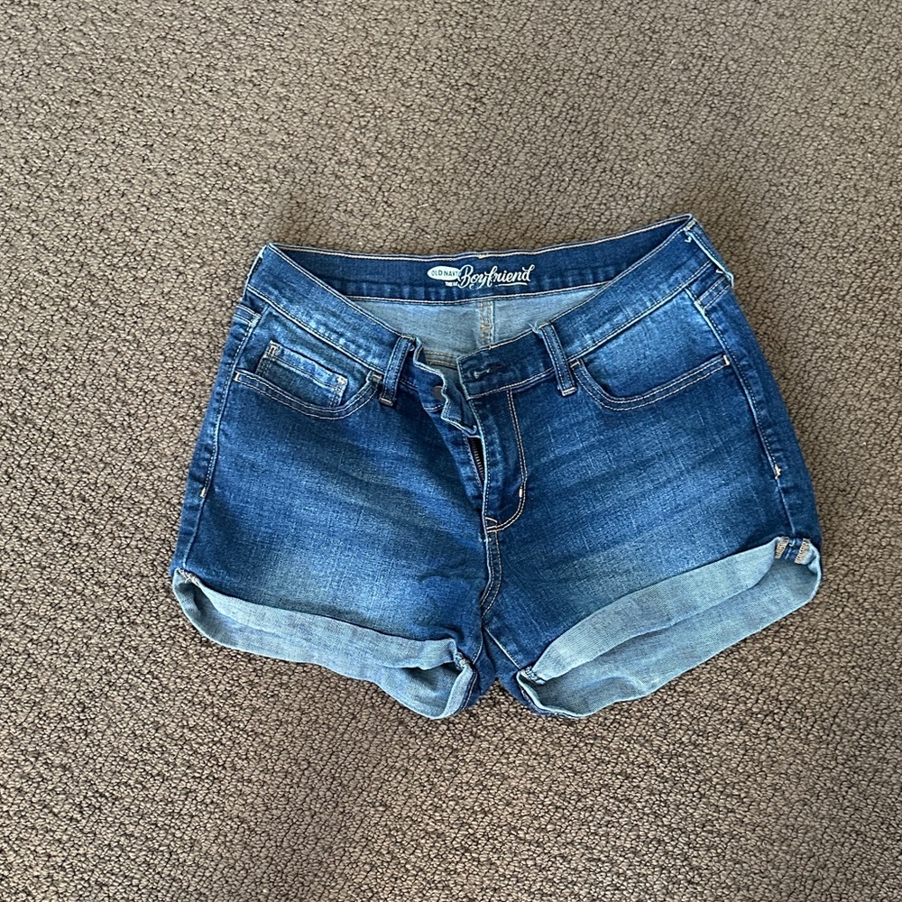 Old Navy Women's Dark Blue Jean Shorts